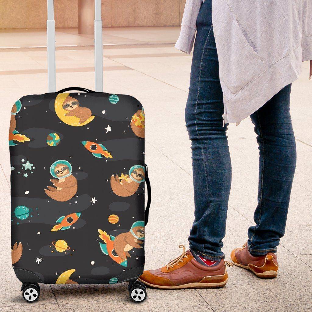Space Sloth Luggage Cover luggage covers 