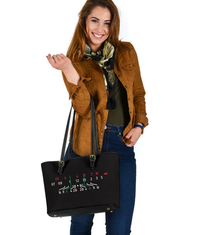 Image of Focal Length, Vegan Leather Tote Bags 