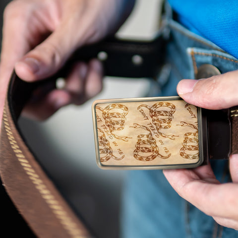 Image of Dont Tread On Me Belt Buckle