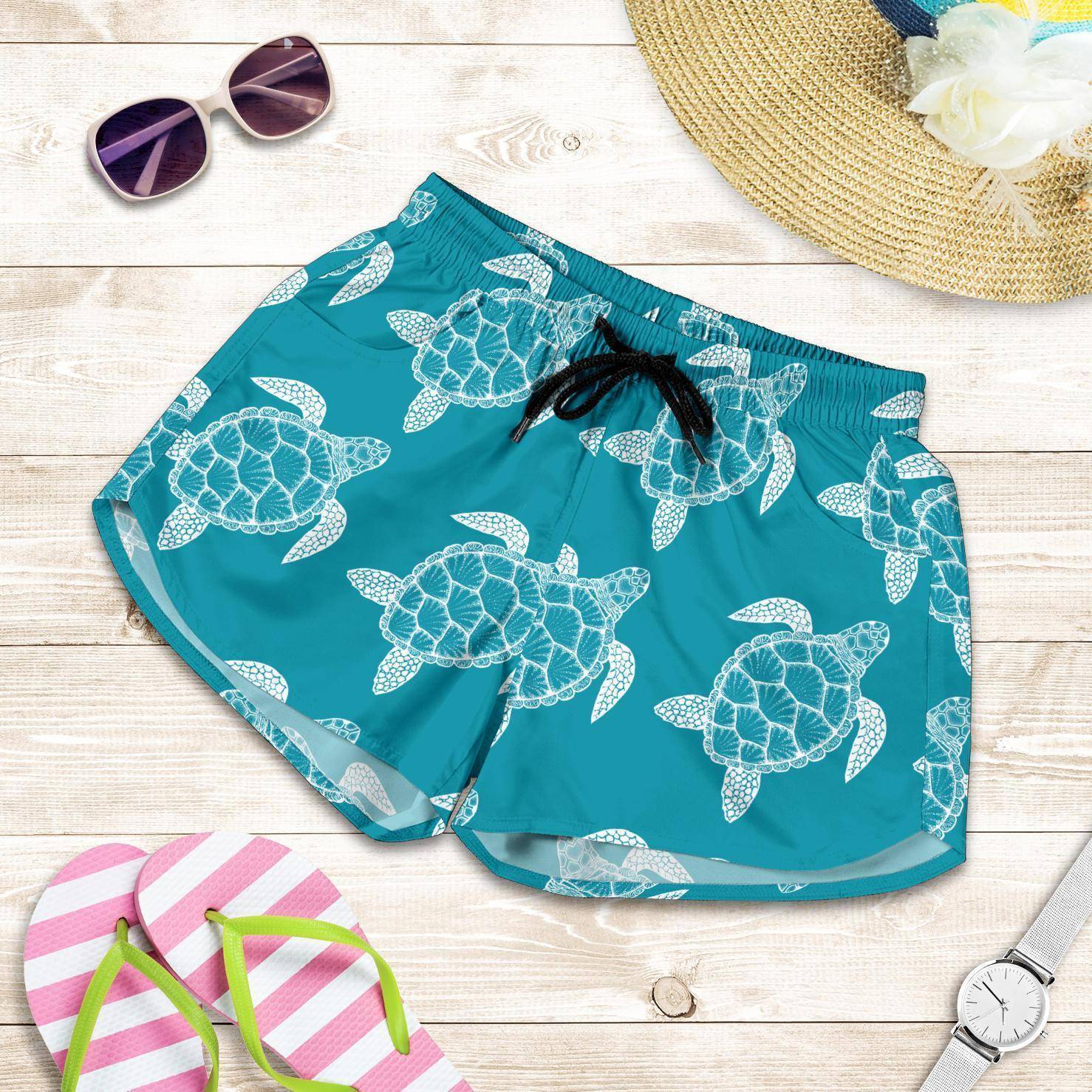 Cute Sea Turtle V 3 Shorts 