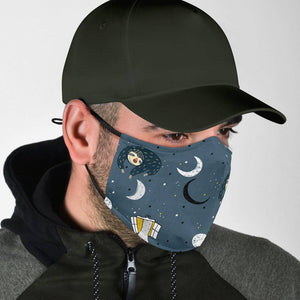 Sleeping Space Sloth Face Mask Face Mask 