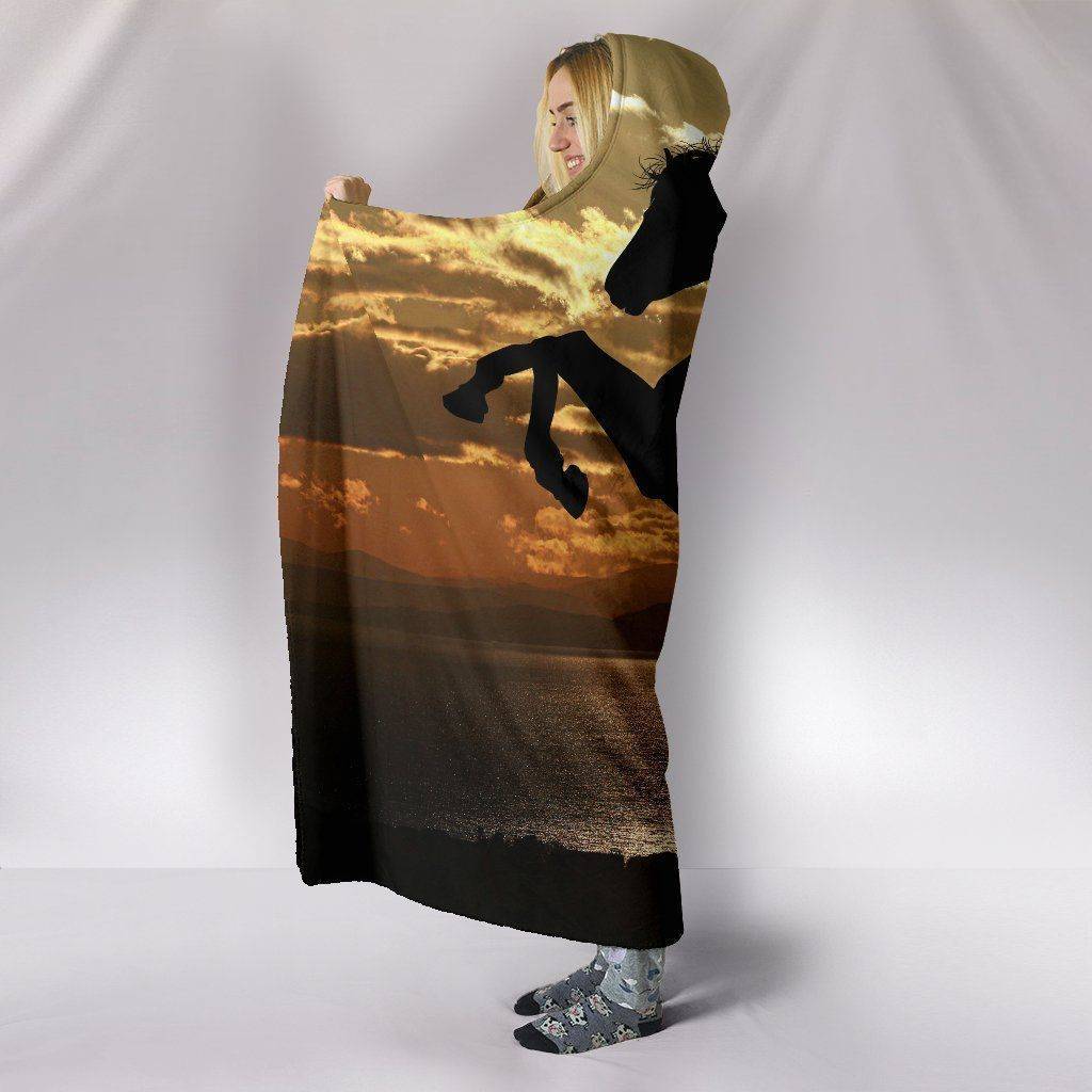 Amazing Horse Silhouette at Sunset 