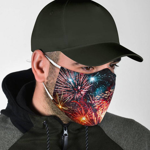 Image of Fireworks Face Mask V3 Face Mask 