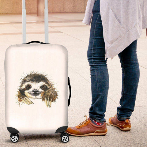 Image of Cute Sloth Luggage Covers 