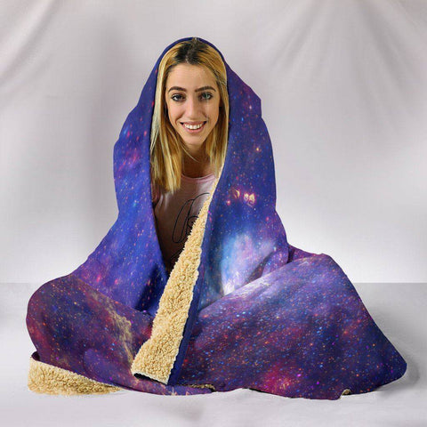 Image of Amazing Galaxy Hoodie Blanket Hooded Blanket 
