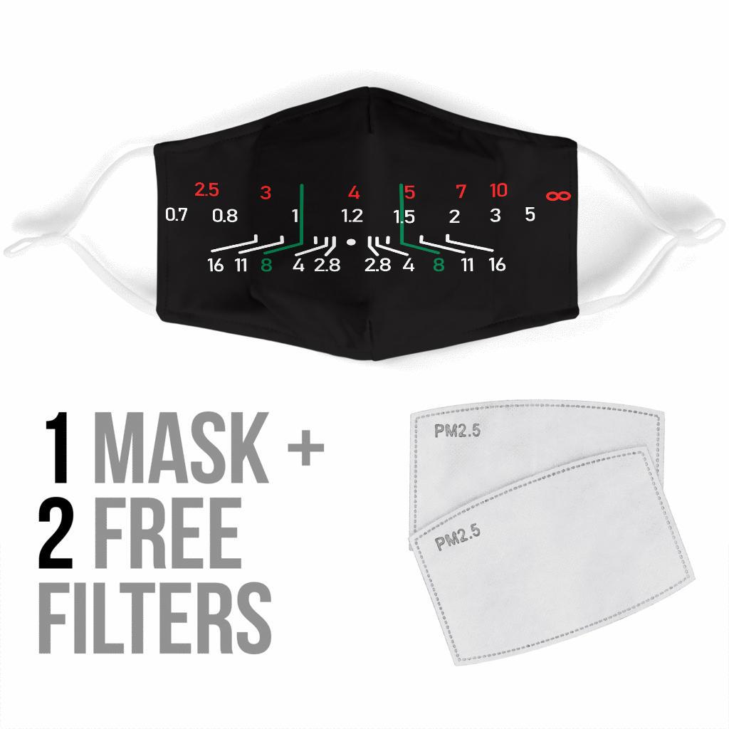 Focal Length Face Mask Black 