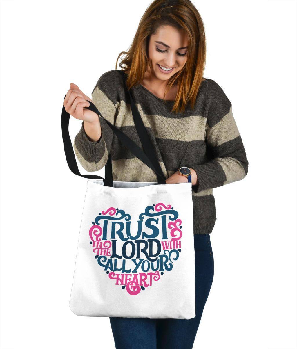 Trust In The Lord, Canvas Tote Bags Tote Bag 