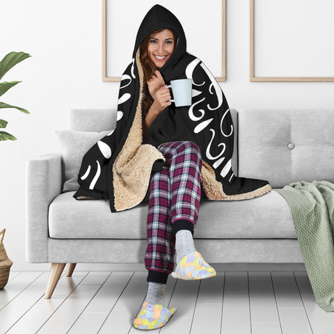 Image of Faith Hope Love Hooded Blanket
