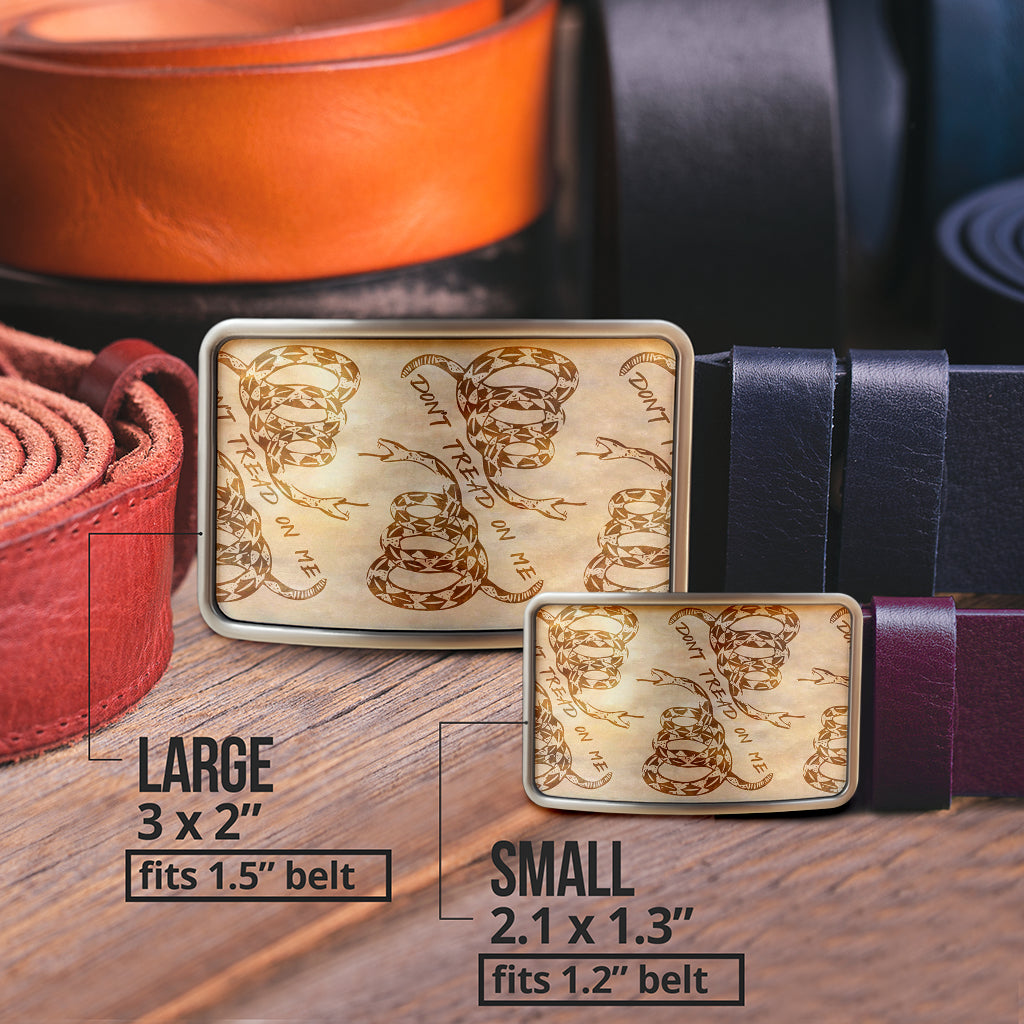 Dont Tread On Me Belt Buckle