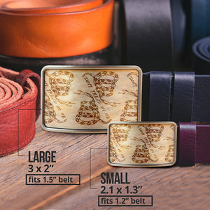 Dont Tread On Me Belt Buckle