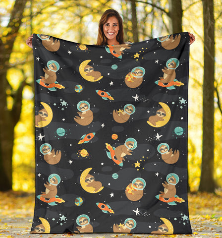 Image of Space Sloth Blanket V.2
