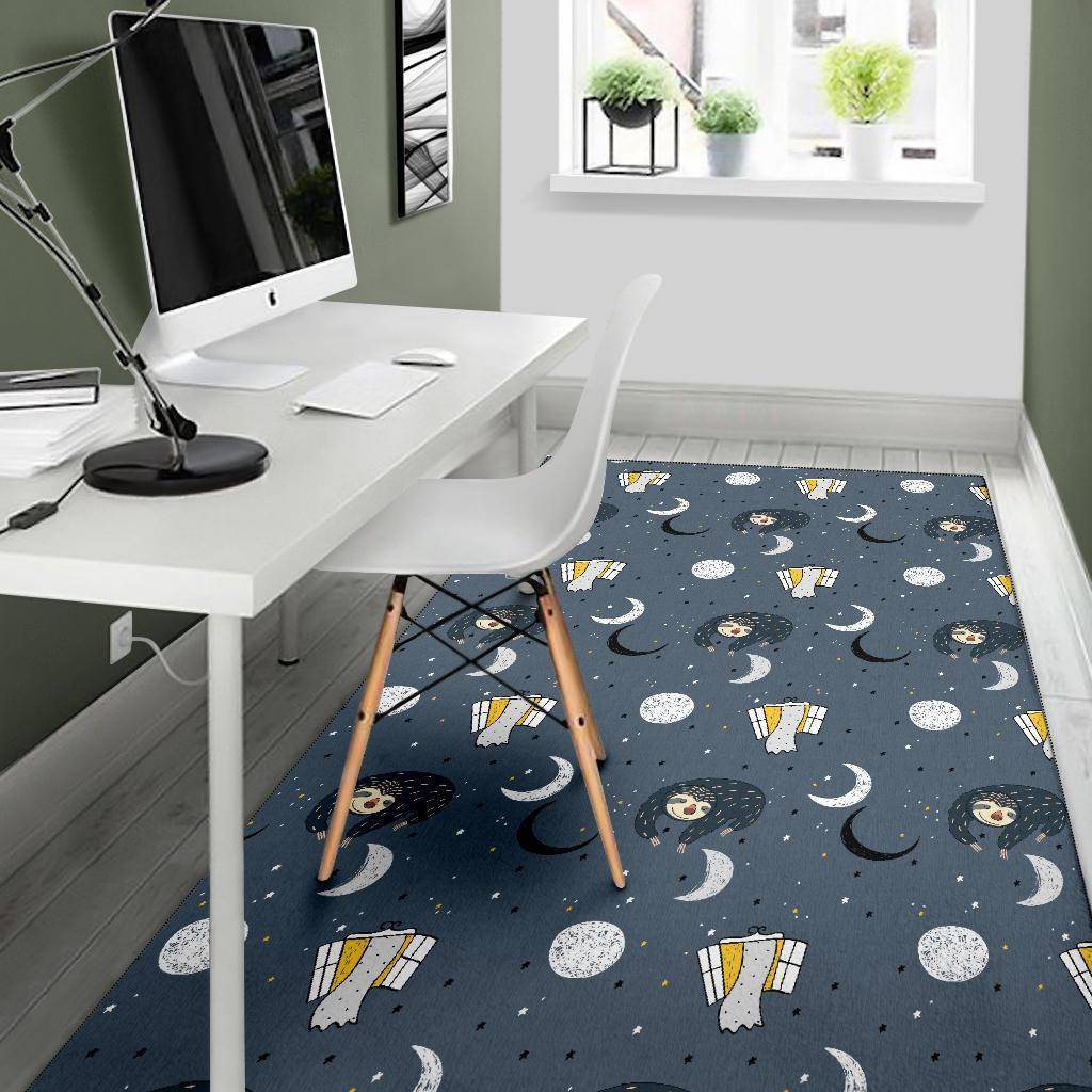 Space Sloth Area Rug Rug 