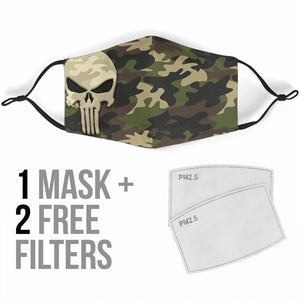 Punisher Face Mask 