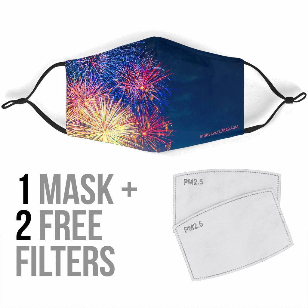 Fireworks Face Mask V2 Face Mask 