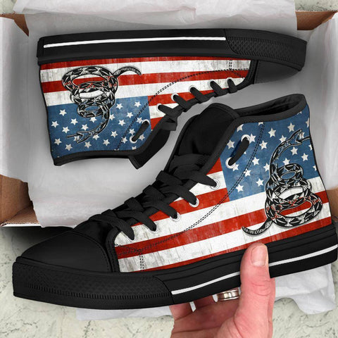 Image of 'Merica Dont Tread On Me Canvas Shoes Shoes 