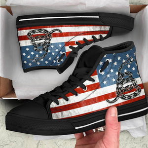 'Merica Dont Tread On Me Canvas Shoes Shoes 