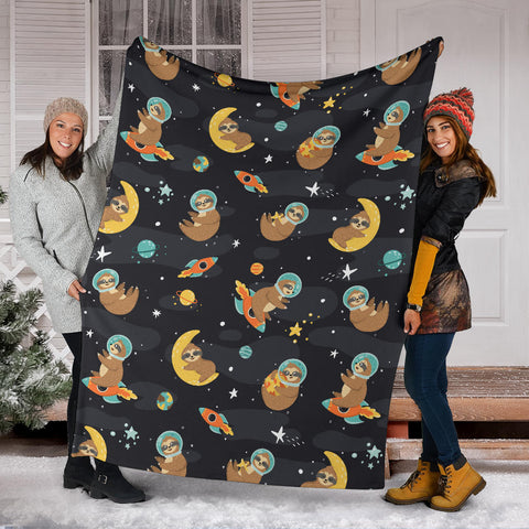 Image of Space Sloth Blanket V.2