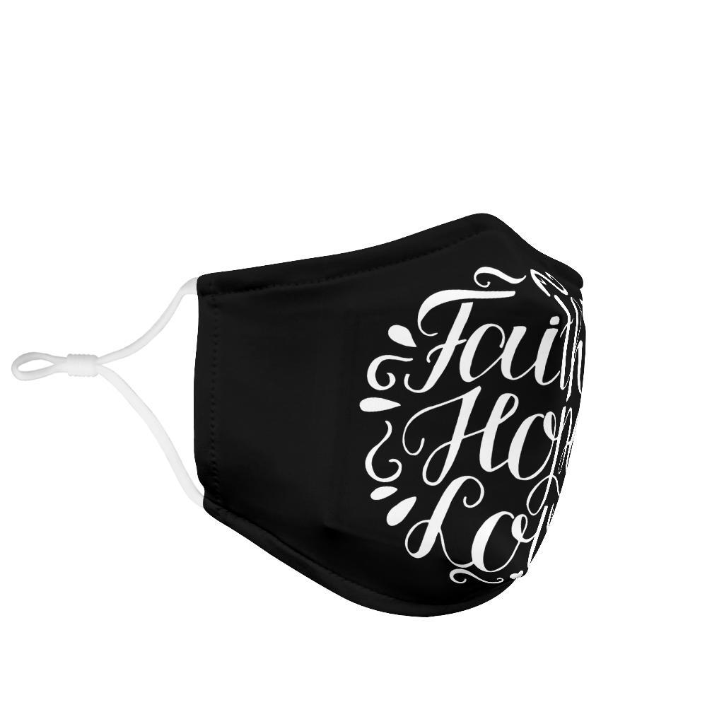 Faith Hope Love Face Mask Face Mask 