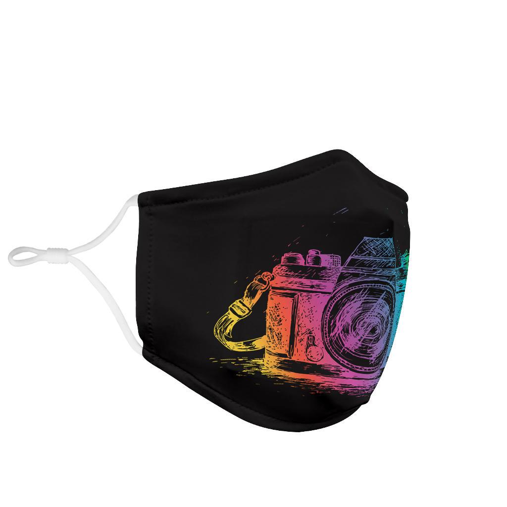 Colorful Camera Fask Mask Face Mask 