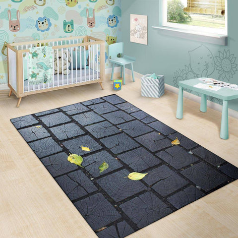 Image of Dark Wood Area Rug Rug 