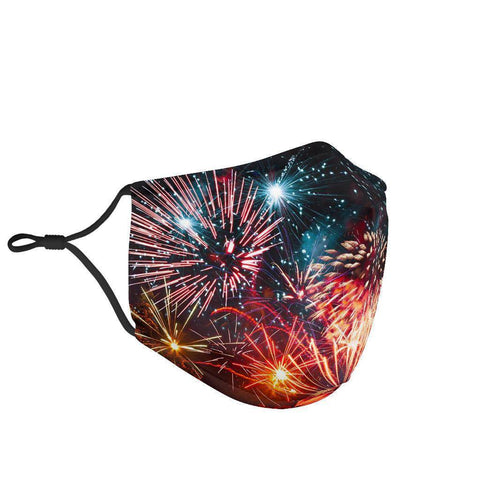 Image of Fireworks Face Mask V3 Face Mask 