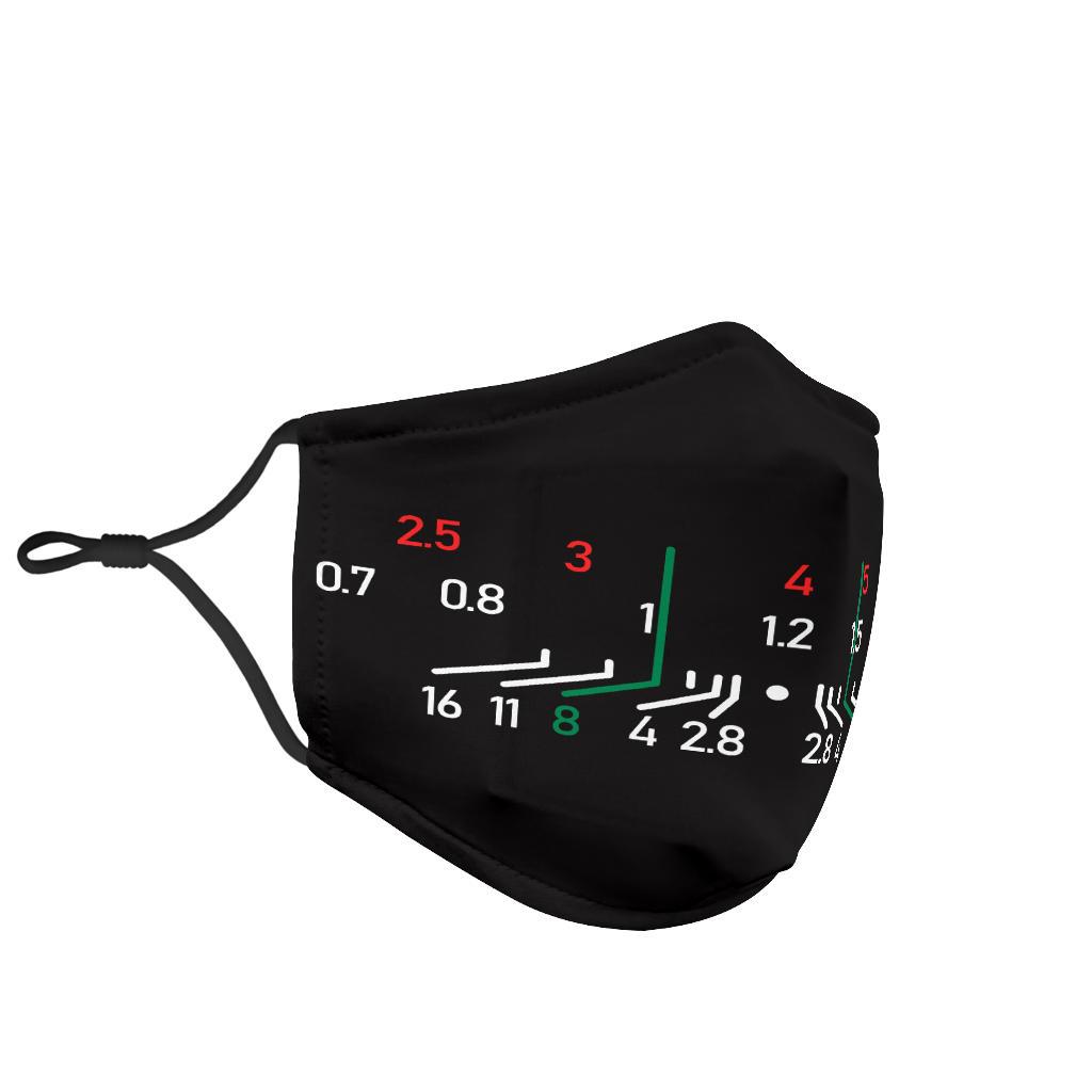 Focal Length Face Mask Black 
