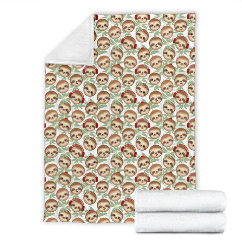 Image of Happy DJ Sloth Blanket