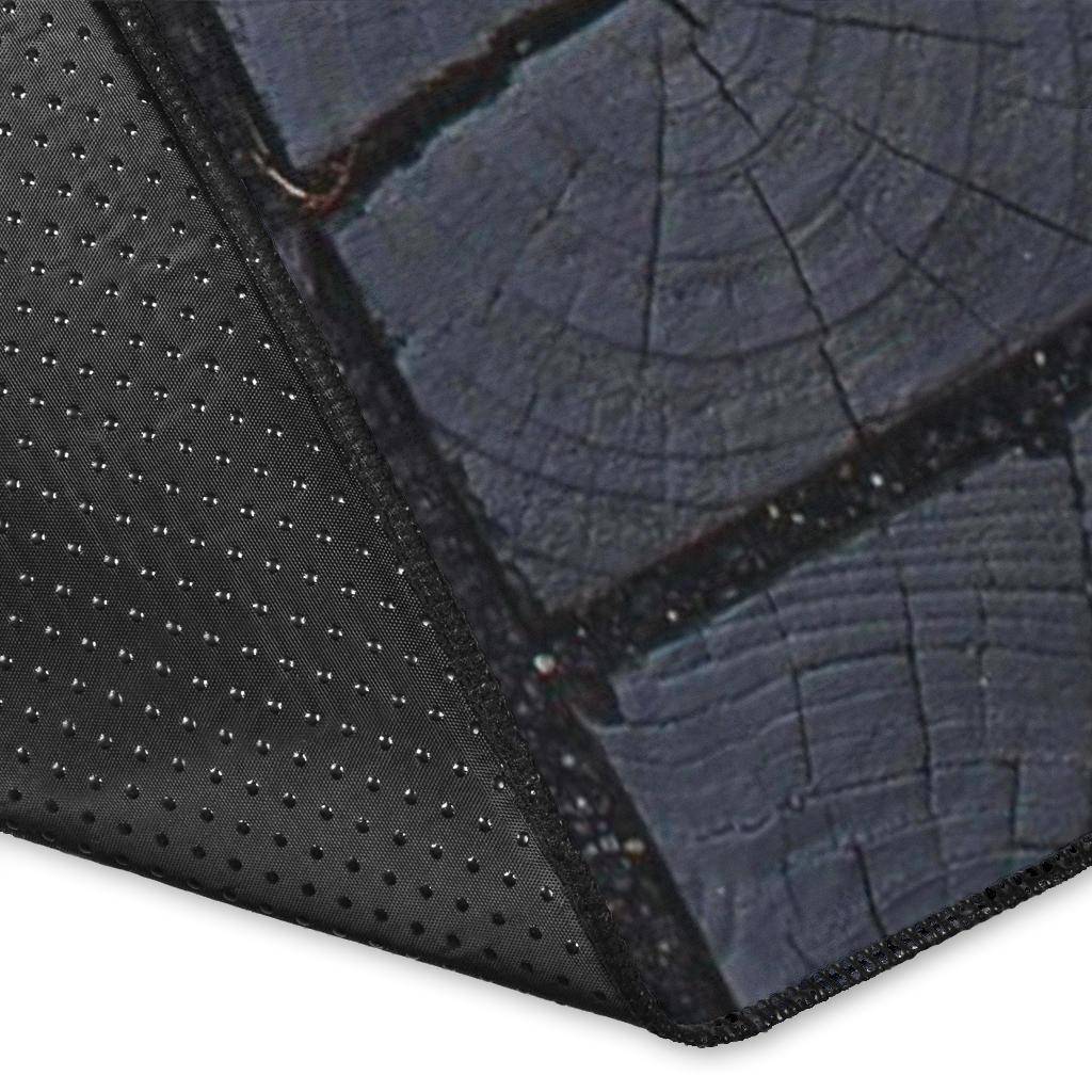 Dark Wood Area Rug Rug 