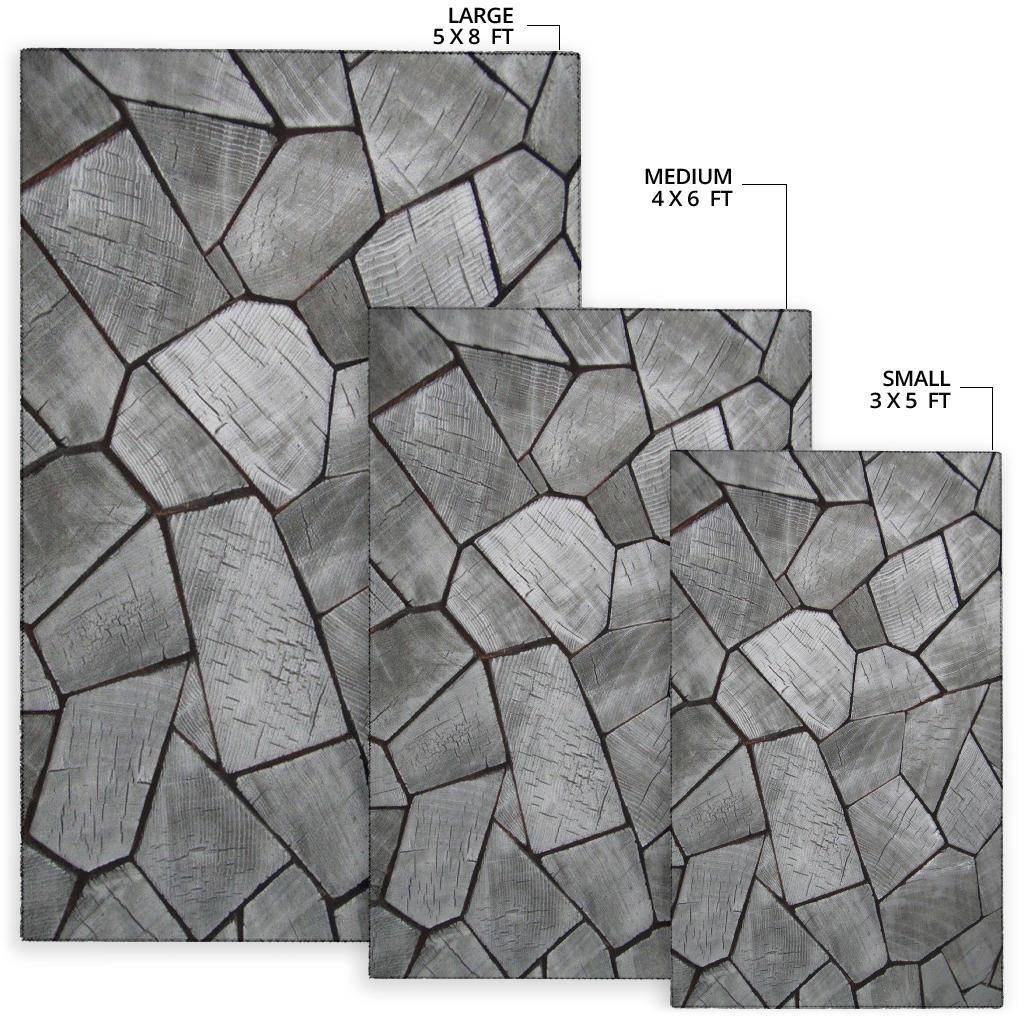 Stacked Wood Area Rug Rugs 