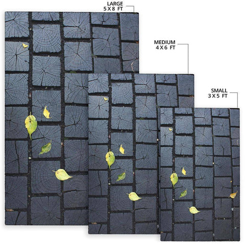 Image of Dark Wood Area Rug Rug 