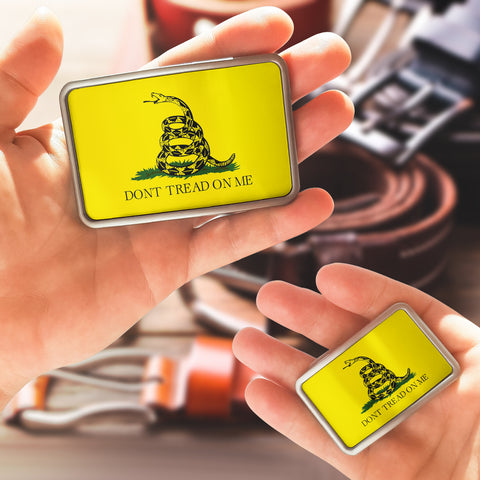 Image of Gadsden Flag Belt Buckle