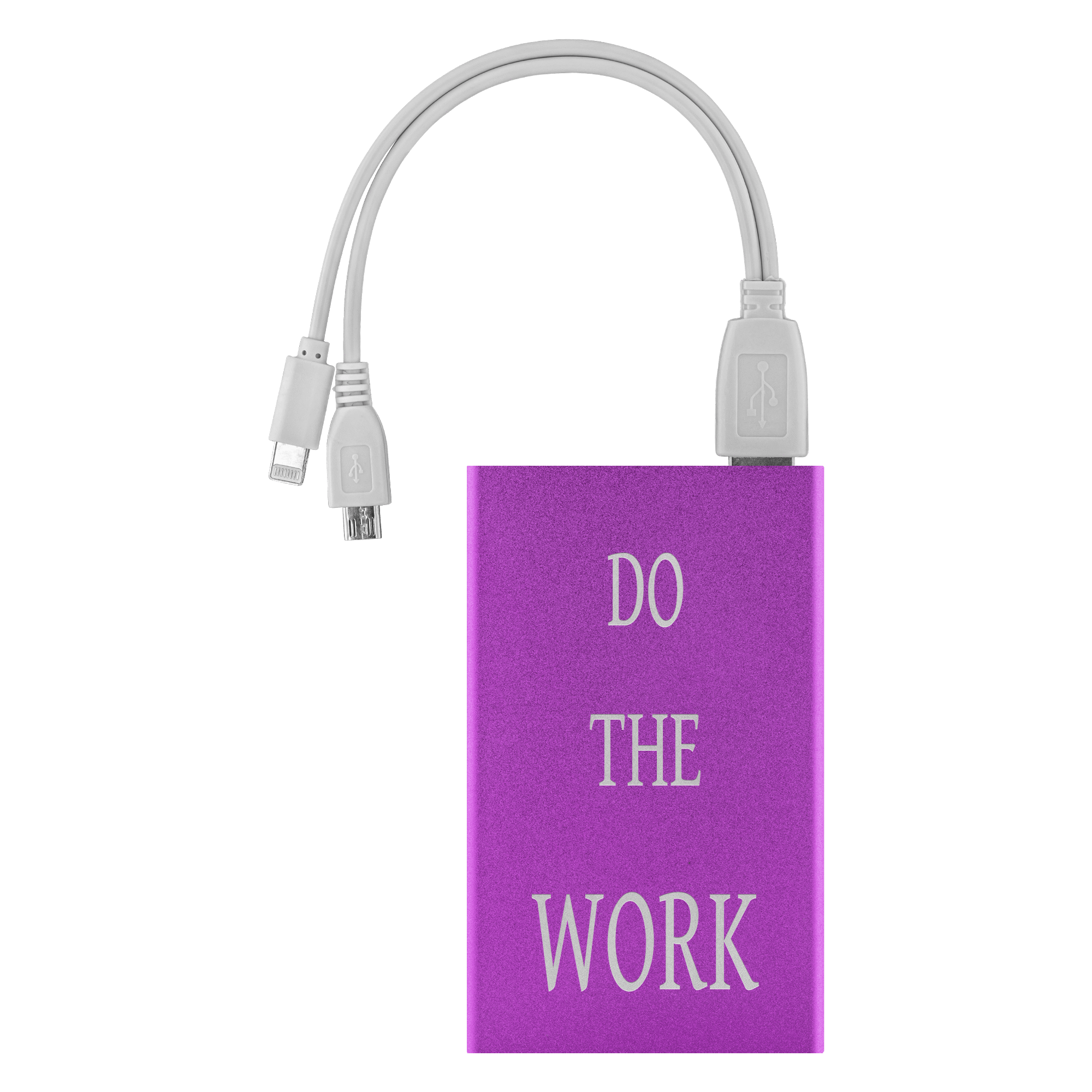 Do The Work Power Bank Power Banks Purple 