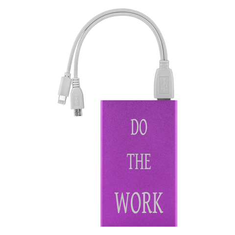 Image of Do The Work Power Bank Power Banks Purple 