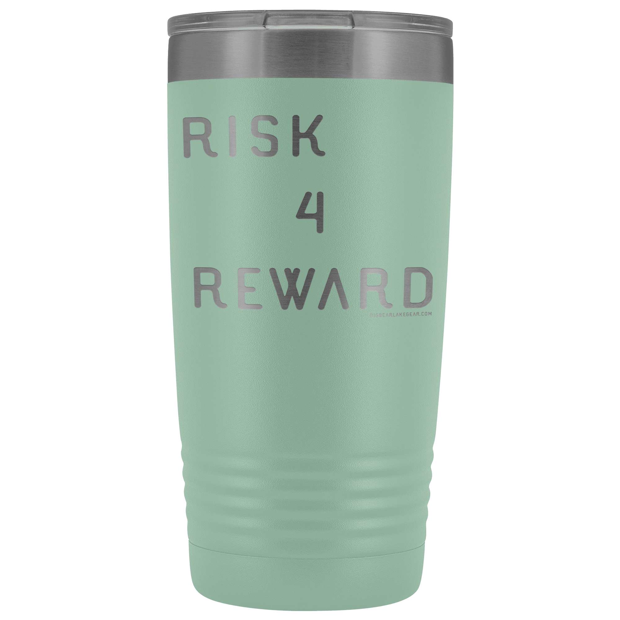 Risk 4 Reward | Try Things and Get Rewards | 20 oz Tumbler Tumblers Teal 
