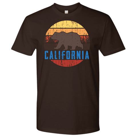 Image of Big Bear Lake California Shirt V.1 T-shirt Next Level Mens Shirt Dark Chocolate S