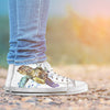 Groovy Watercolor Turtle on Premium High Tops V.1 