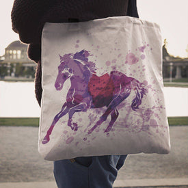 Wild Horse Canvas Tote