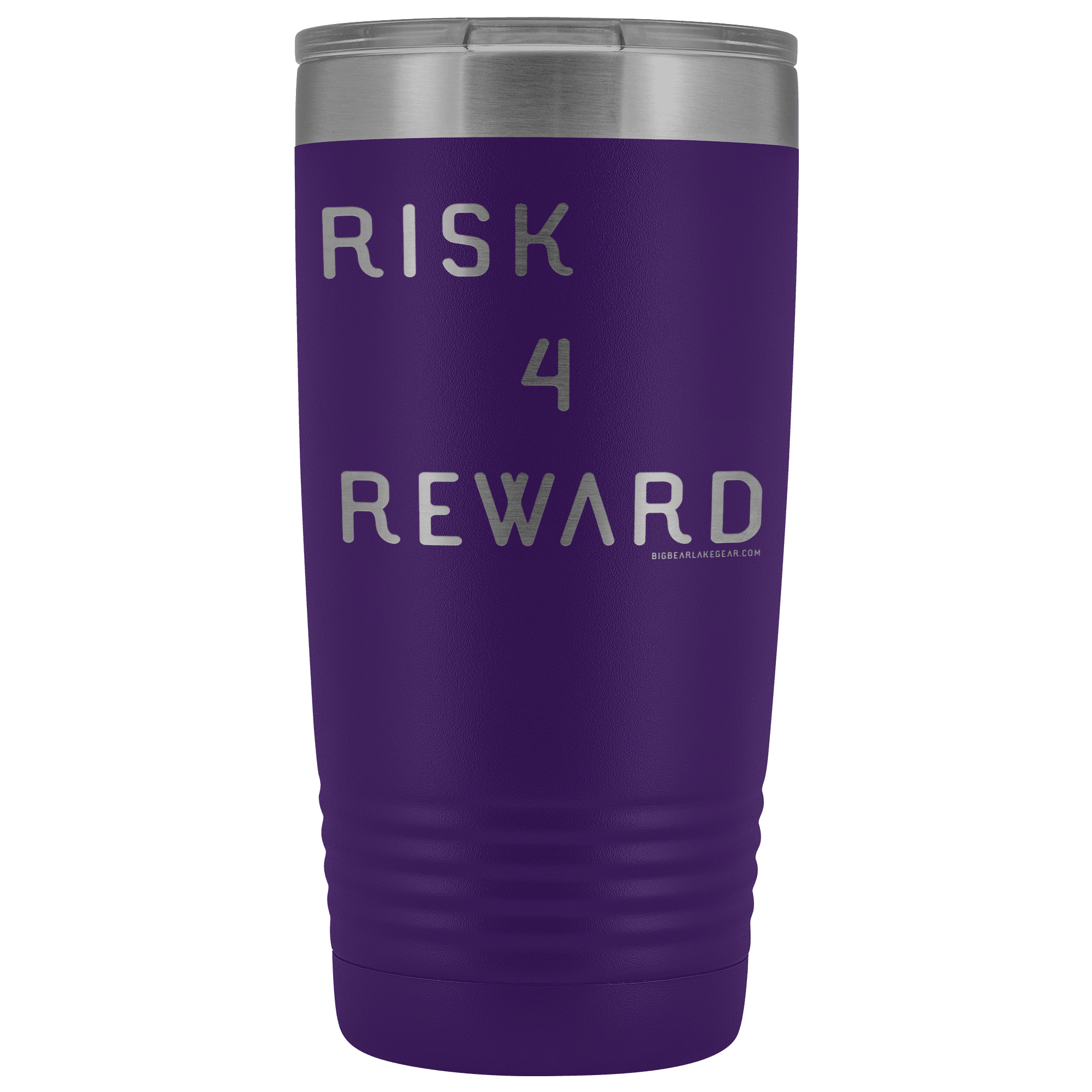 Risk 4 Reward | Try Things and Get Rewards | 20 oz Tumbler Tumblers Purple 
