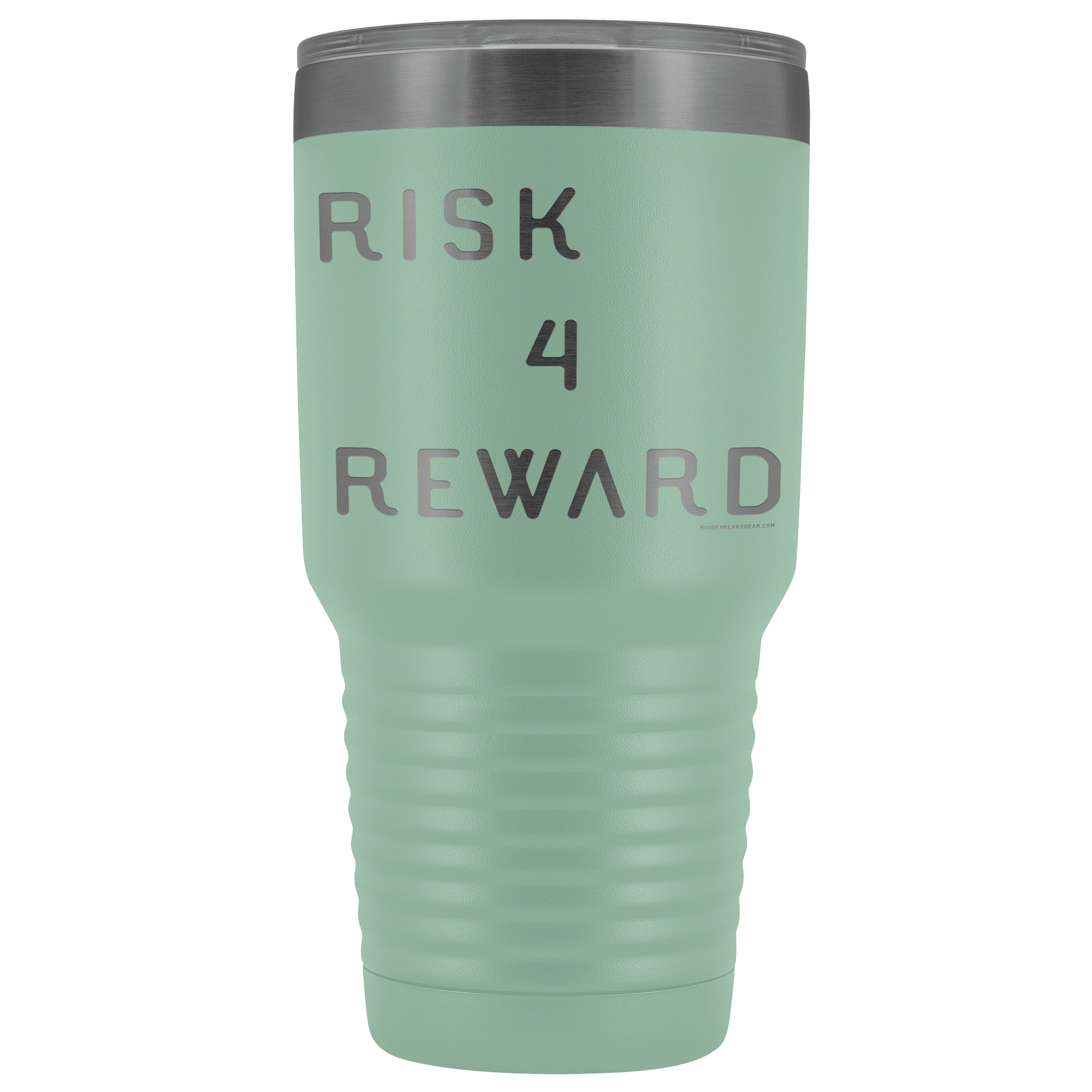Risk 4 Reward | Try Things and Get Rewards | 30 oz Tumbler Tumblers Teal 