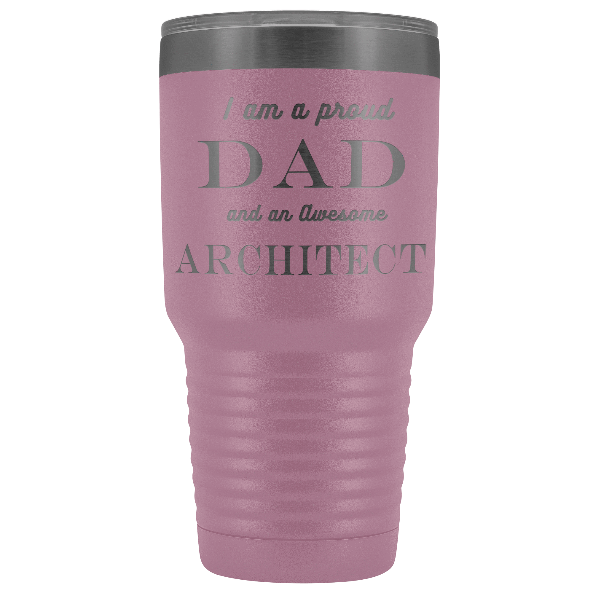 Proud Dad, Awesome Architect Tumblers Light Purple 