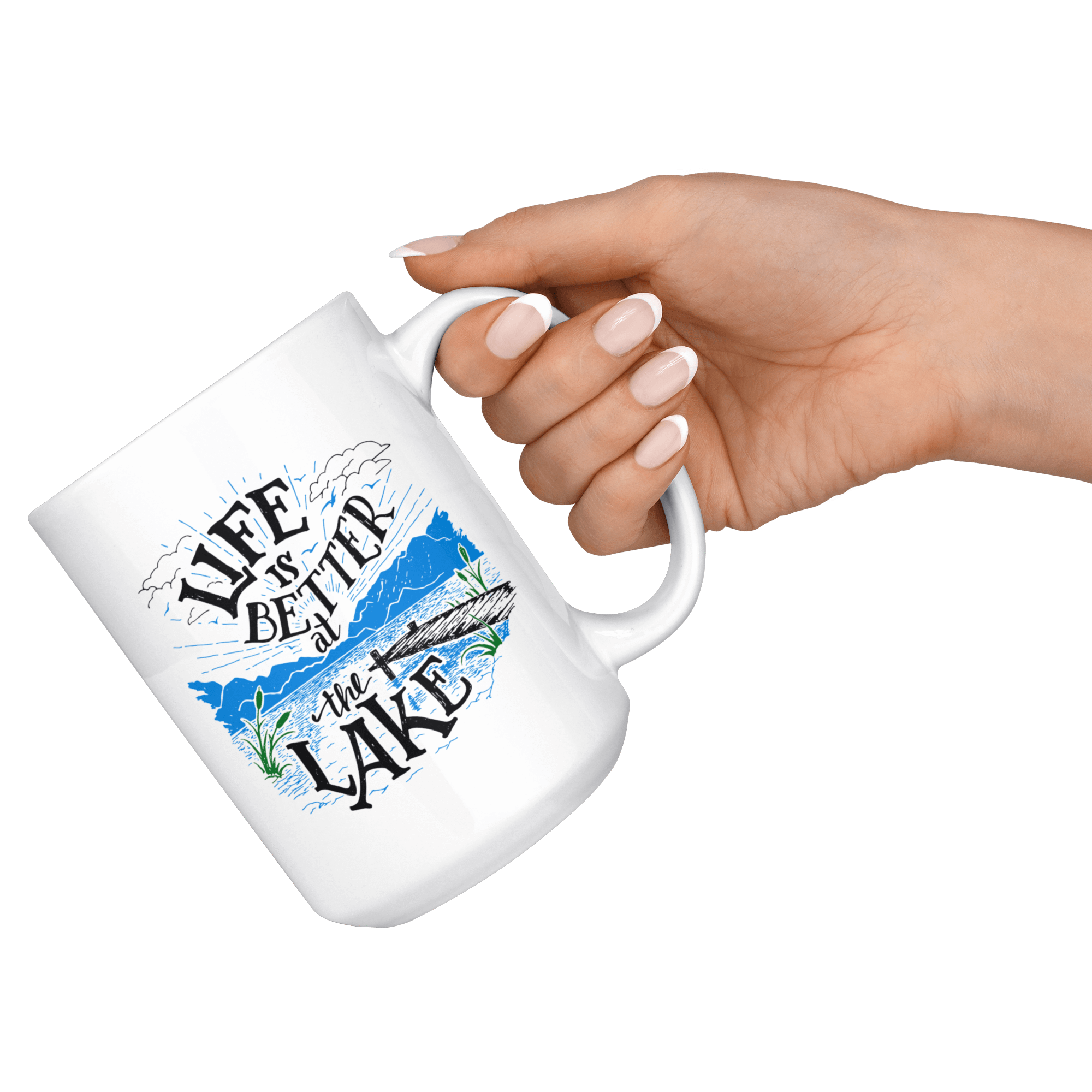 Life is Better at the Lake | 15oz. mug Drinkware 