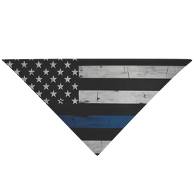 Thin Blue Line Pet Bandana
