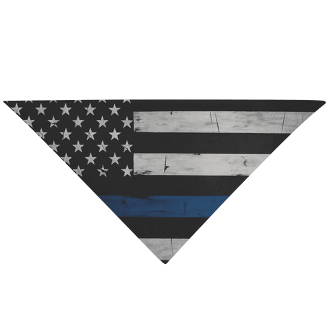 Image of Thin Blue Line Pet Bandana Pet Bandana Pet Bandana 