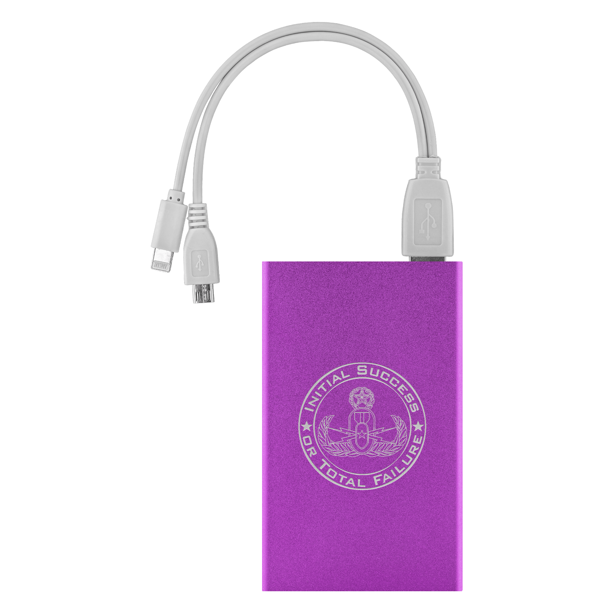 Initial Success or Total Failure EOD Power Bank Power Banks Purple 
