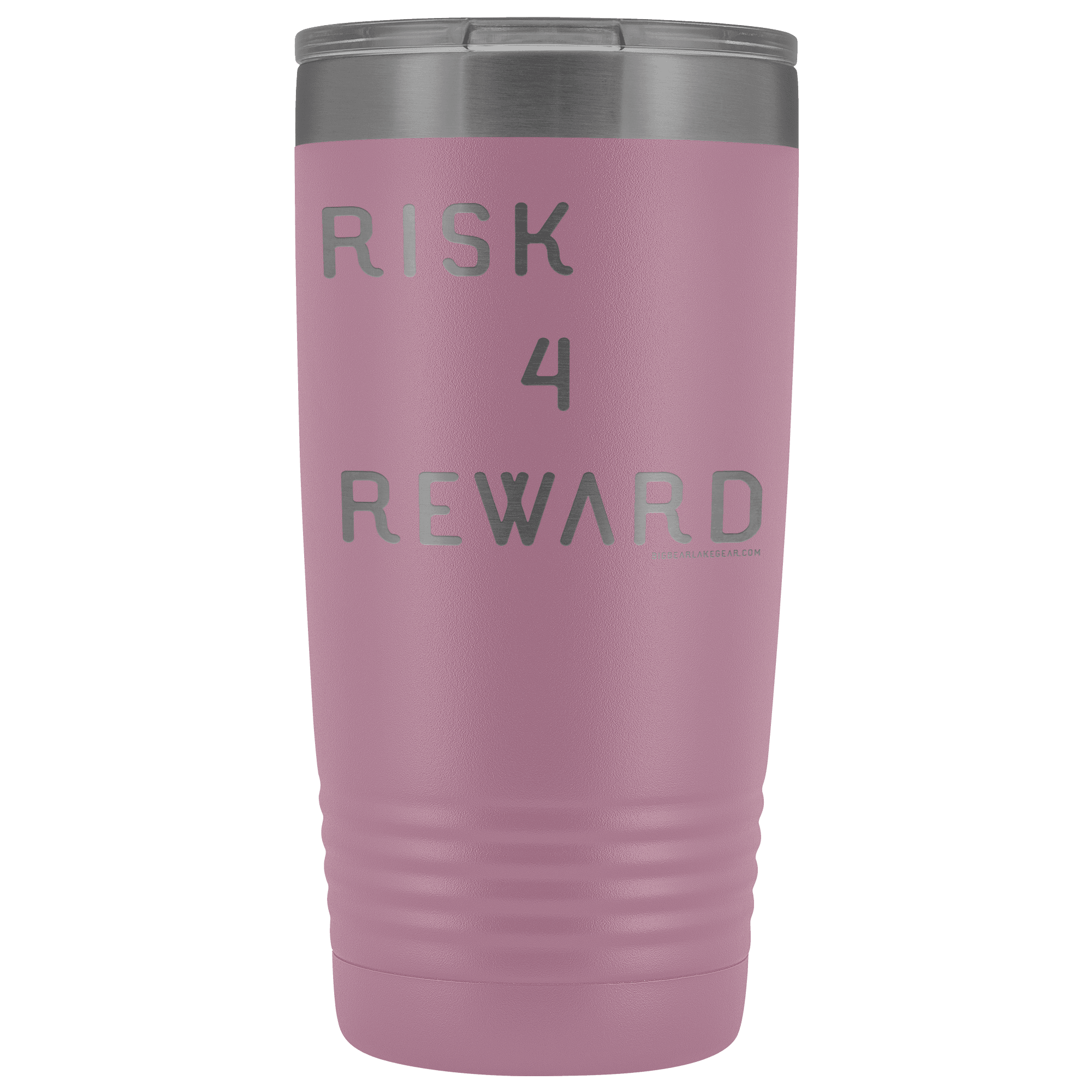 Risk 4 Reward | Try Things and Get Rewards | 20 oz Tumbler Tumblers Light Purple 