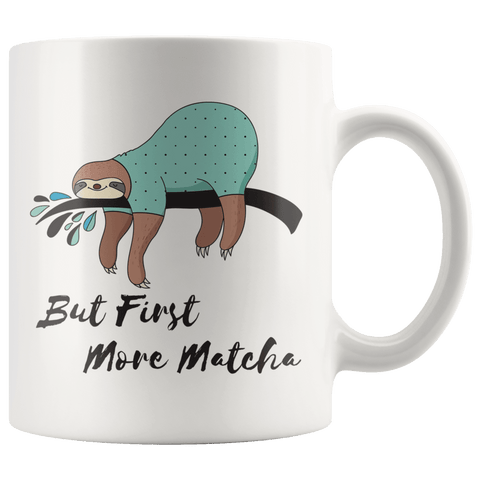 Image of But First, More Matcha Drinkware 11oz Mug 