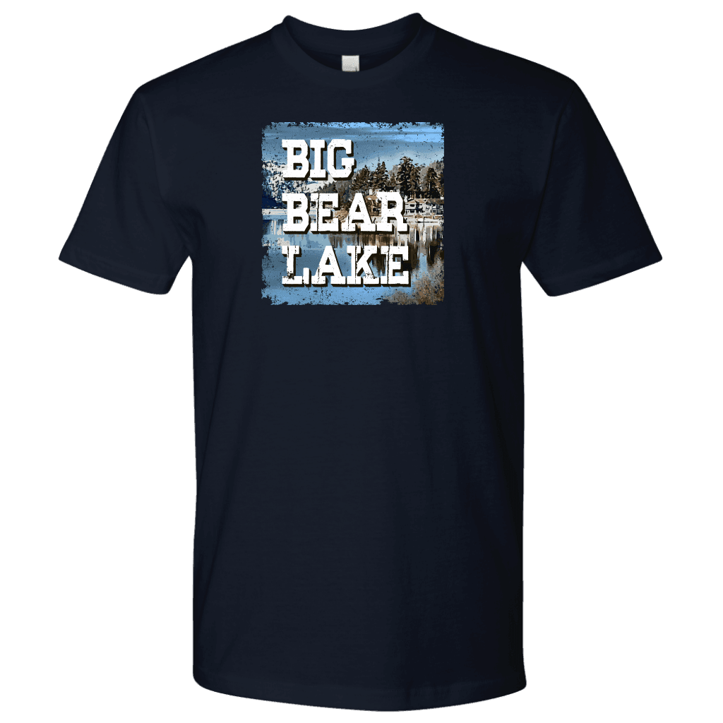 Big Bear Lake V.1, Men's Shirts T-shirt Next Level Mens Shirt Navy S