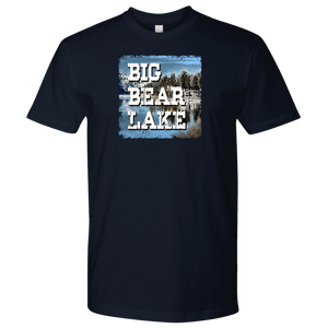 Big Bear Lake V.1, Men's Shirts T-shirt Next Level Mens Shirt Navy S