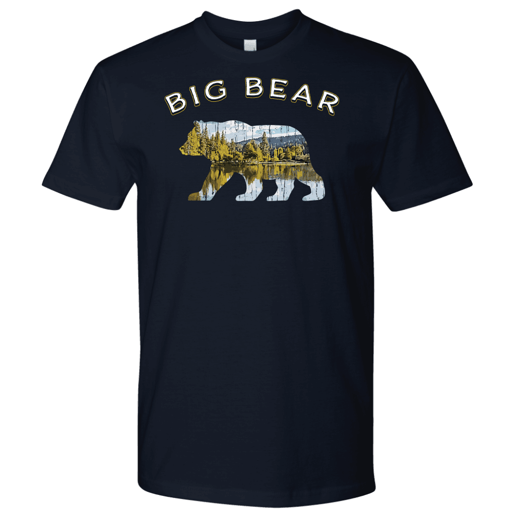 Big Bear V.1 Men's Shirts T-shirt Next Level Mens Shirt Navy S