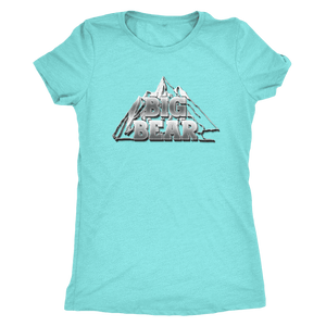 Big Bear V.2, Womens T-shirt Next Level Womens Triblend Tahiti Blue S